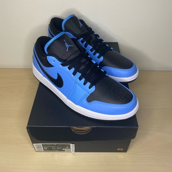SOLD-Air Jordan 1 Low University Black - Picture 2 of 3